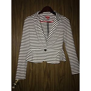 ELLE Striped Blazer